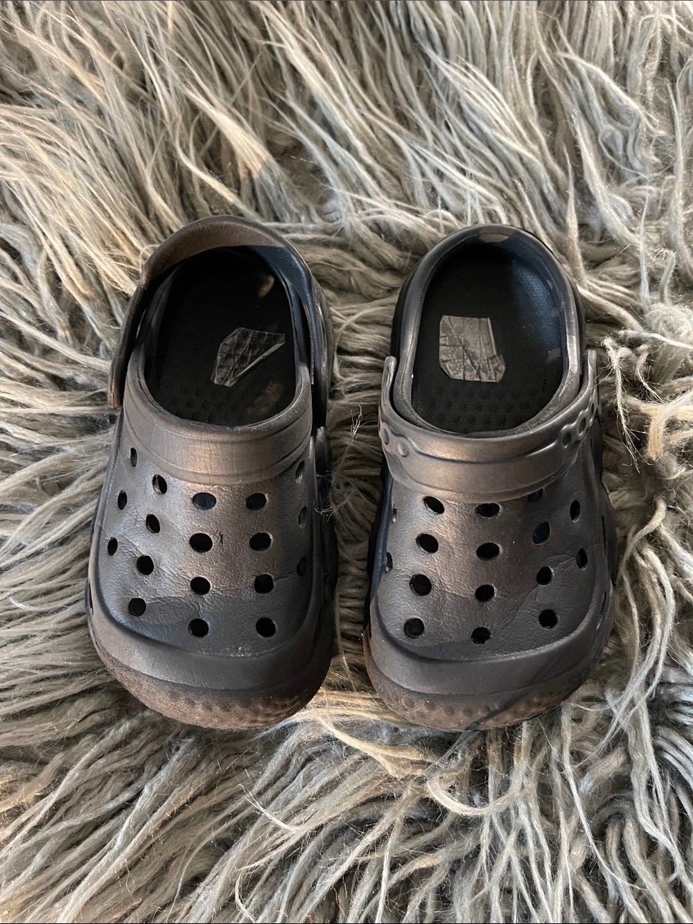 Unisex Crocs Black Water-shoes Travel Pool Beach Outside
